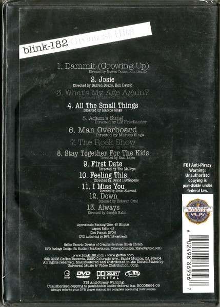 Greatest Hits - Blink-182
