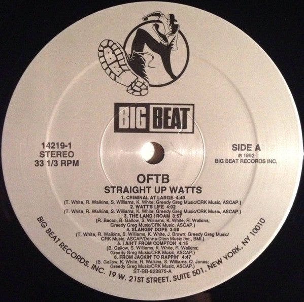 Straight Up Watts - O.F.T.B.