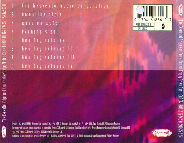 The Essential Fripp And Eno - Fripp & Eno