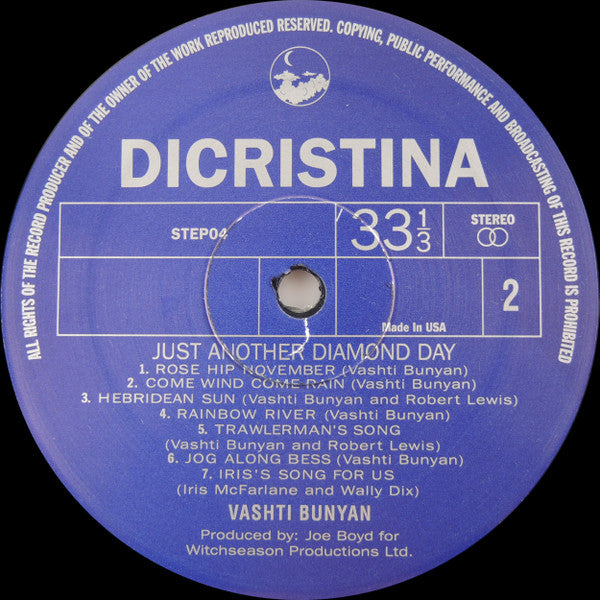 Just Another Diamond Day - Bunyan, Vashti