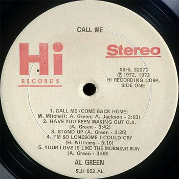 Call Me - Green, Al