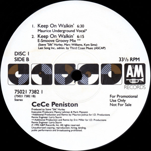 Keep On Walkin' - Peniston, Ce Ce