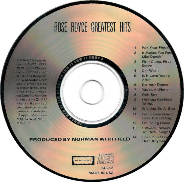 Greatest Hits - Rose Royce