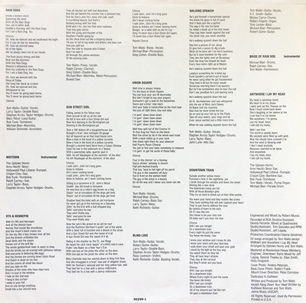 Rain Dogs - Waits, Tom