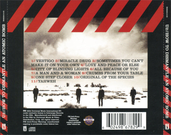 How To Dismantle An Atomic Bomb - U2