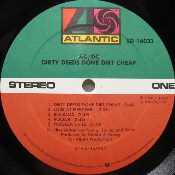 Dirty Deeds Done Dirt Cheap - AC / DC