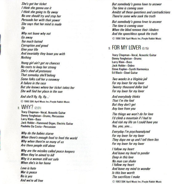Tracy Chapman - Chapman, Tracy