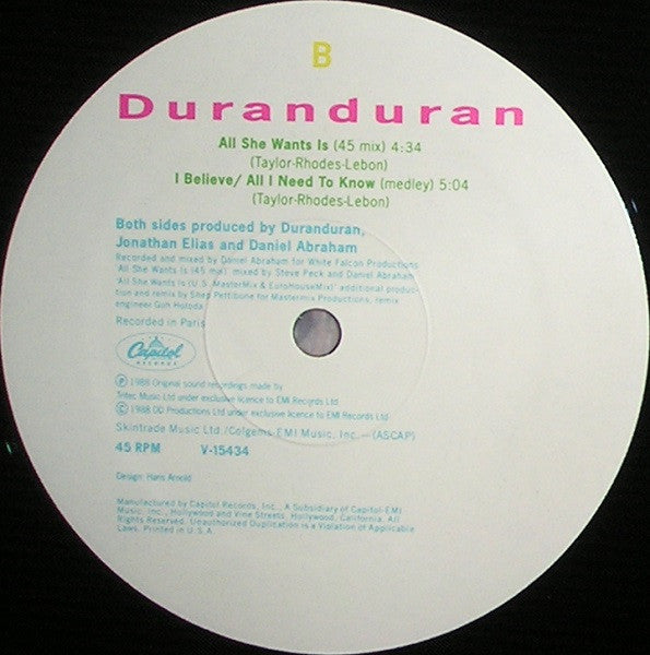 All She Wants Is - Duran Duran