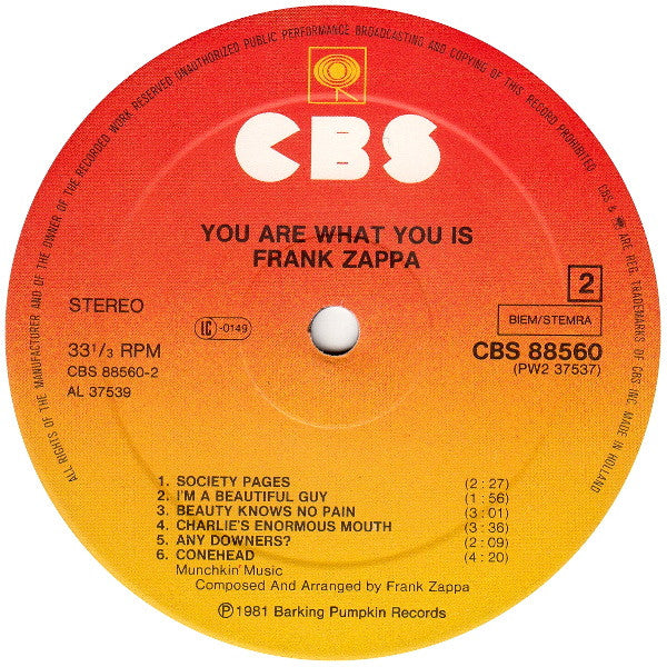 You Are What You Is - Zappa, Frank
