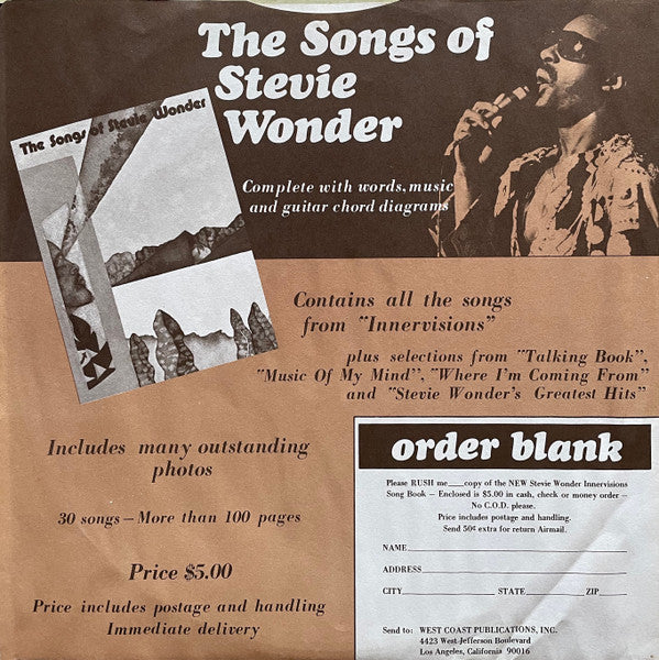 Innervisions - Wonder, Stevie