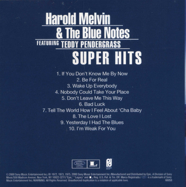Super Hits - Melvin, Harold & The Blue Notes