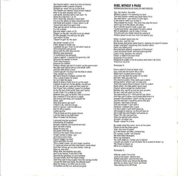 It Takes A Nation Of Millions To Hold Us Back - Public Enemy