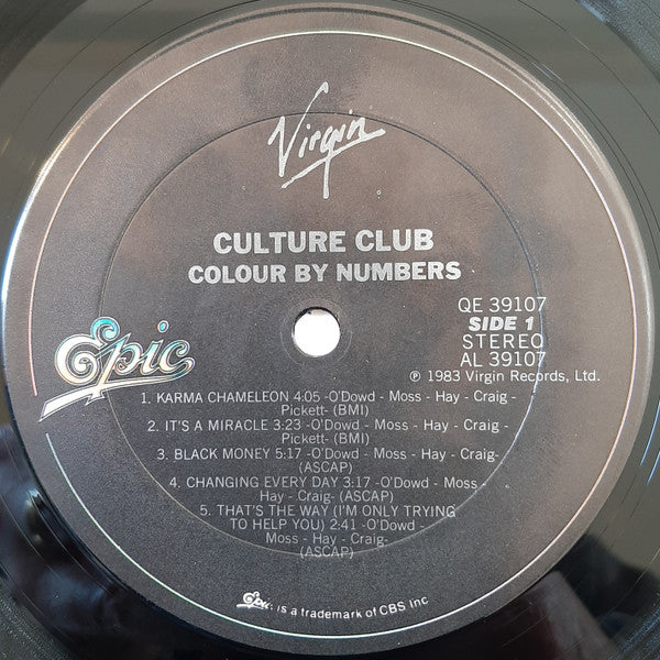Colour By Numbers - Culture Club
