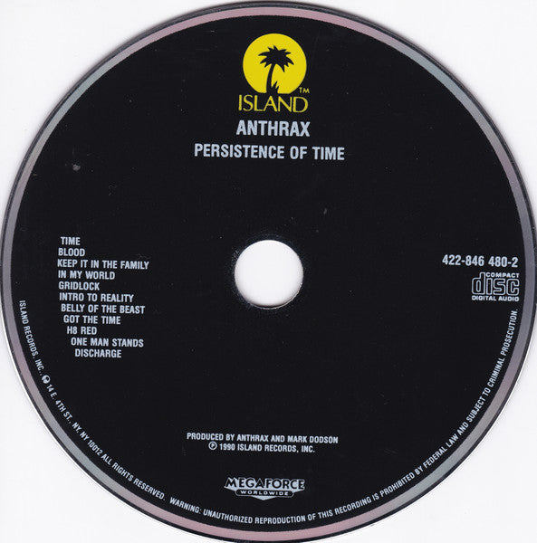 Persistence Of Time - Anthrax