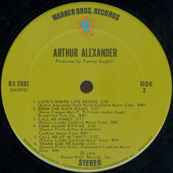 Alexander, Arthur  - Arthur Alexander