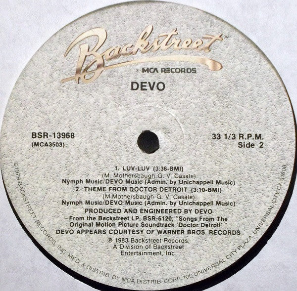 Theme From Doctor Detroit - Devo