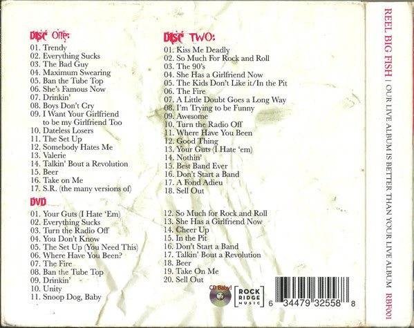 Our Live Album Is Better Than Your Live Album - Reel Big Fish
