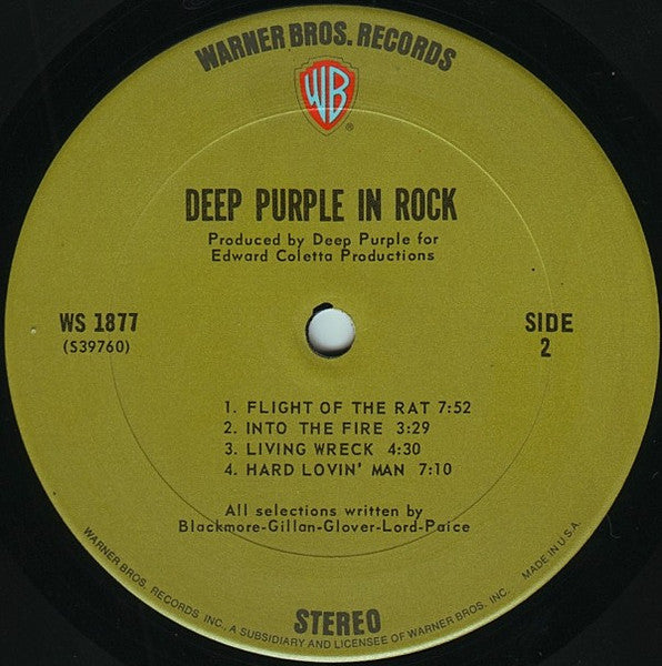Deep Purple In Rock - Deep Purple