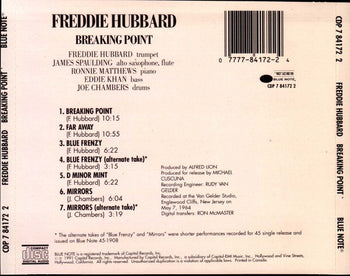 Breaking Point - Hubbard, Freddie