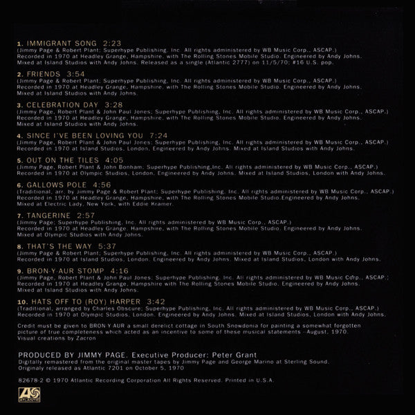 Iii - Led Zeppelin