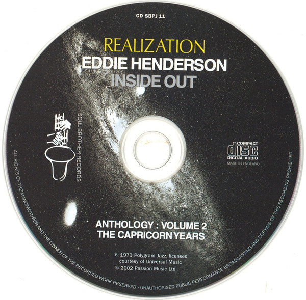 Realization / Inside Out - Anthology: Volume 2: Th - Henderson, Eddie