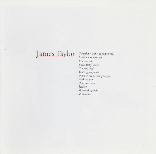 Greatest Hits - Taylor, James