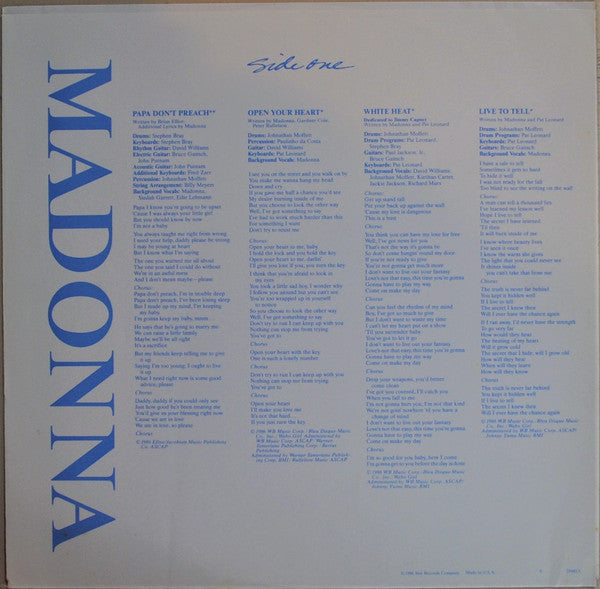True Blue - Madonna