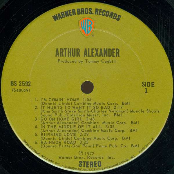 Alexander, Arthur  - Arthur Alexander
