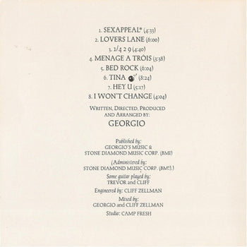 Sexappeal (Georgio's Greatest 12" Mixes) - Georgio