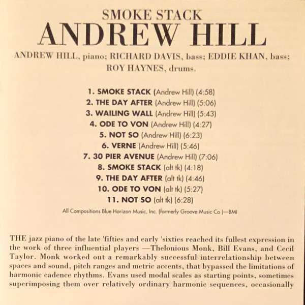 Smoke Stack - Hill, Andrew