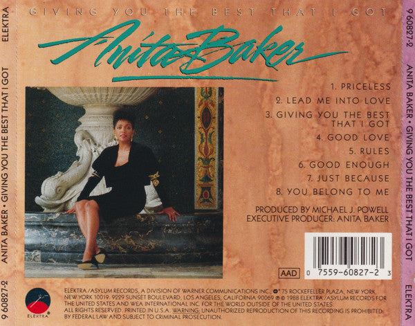 Giving You the Best I Got - Anita Baker [CD]