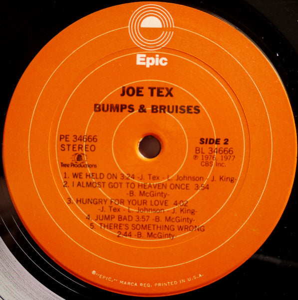 Bumps & Bruises - Tex, Joe
