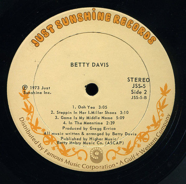 Betty Davis - Betty Davis