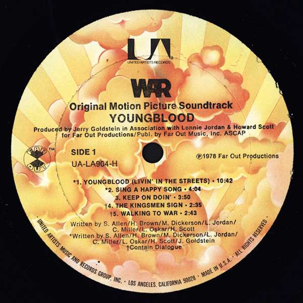 Youngblood Original Motion Picture Soundtrack - War