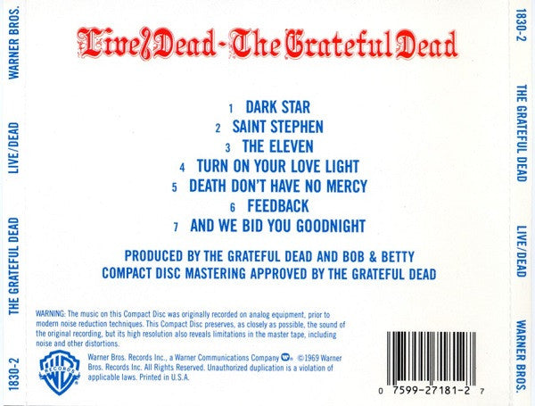 Live/Dead - Grateful Dead