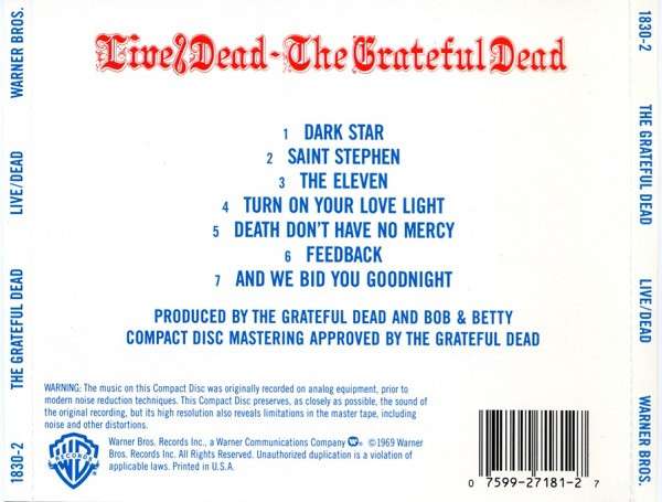 Live/Dead - Grateful Dead
