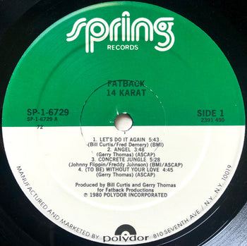 14 Karat - Fatback Band, The