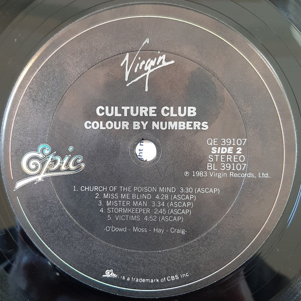 Colour By Numbers - Culture Club
