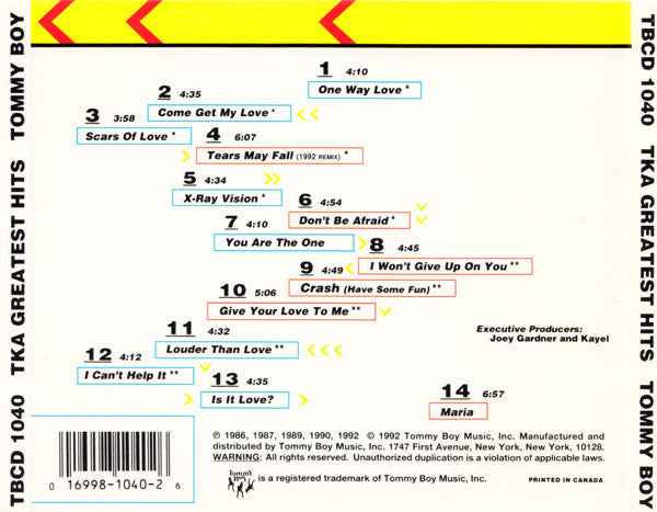 Greatest Hits - TKA
