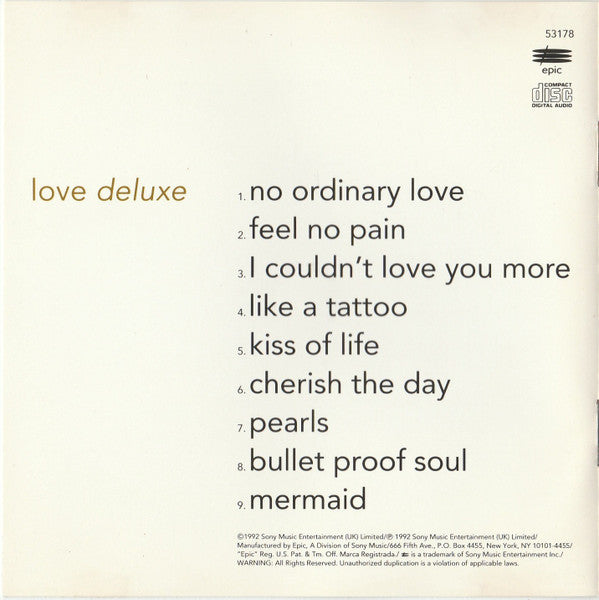 Love Deluxe - Sade