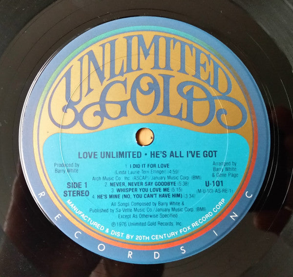 He's All I've Got - Love Unlimited