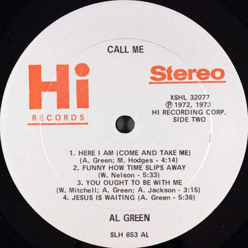 Call Me - Green, Al