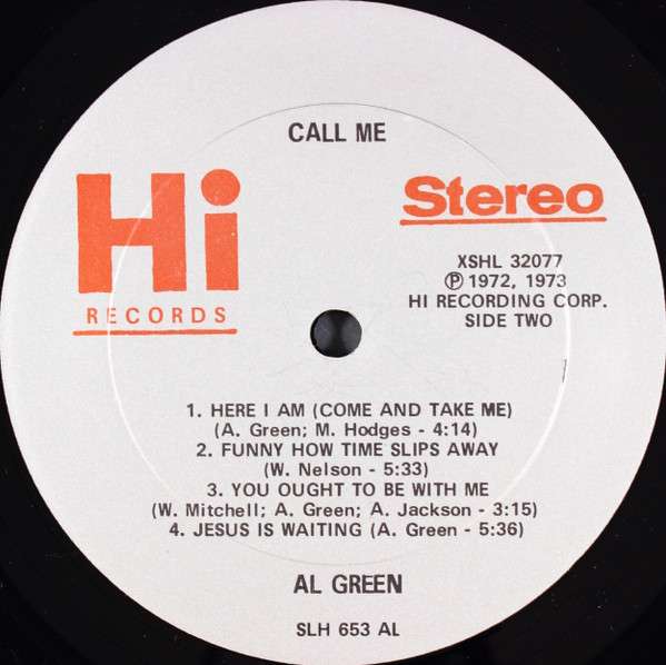 Call Me - Green, Al