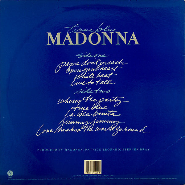 True Blue - Madonna