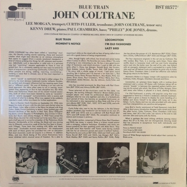 Blue Train - Coltrane, John