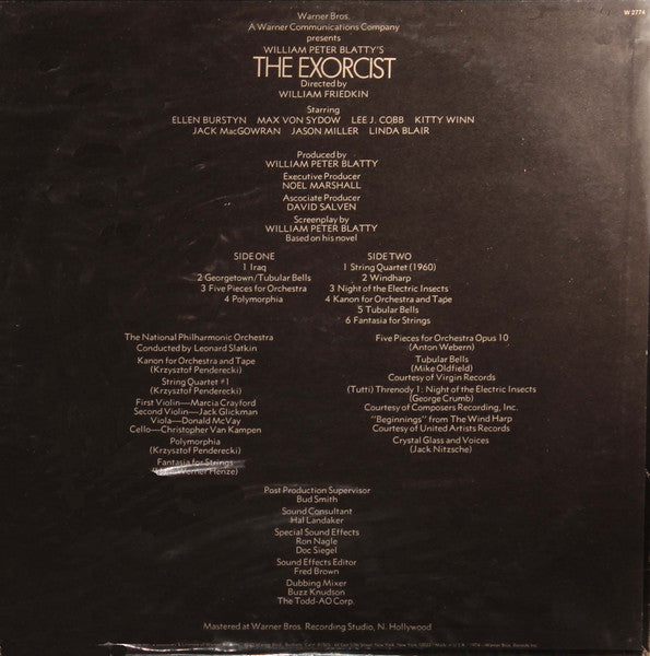 Music Excerpts From William Peter Blatty's The Exo - Various