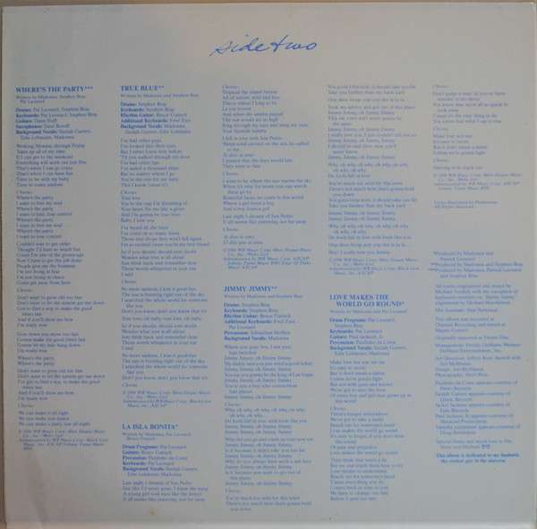 True Blue - Madonna