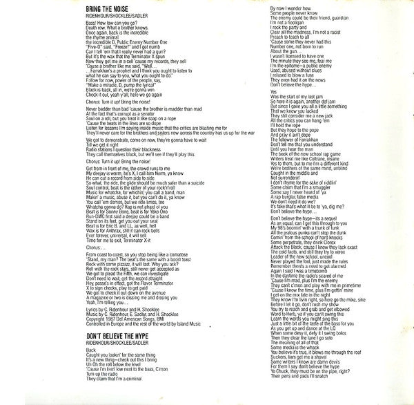 It Takes A Nation Of Millions To Hold Us Back - Public Enemy