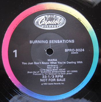Maria (You Just Don't Know What You're Dealing Wit - Burning Sensations