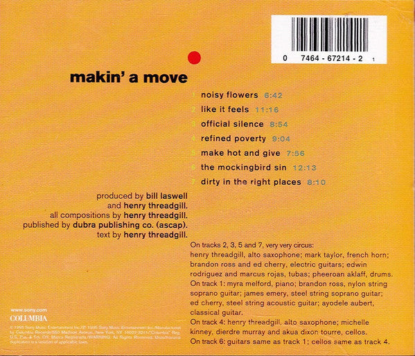 Makin' A Move - Threadgill, Henry